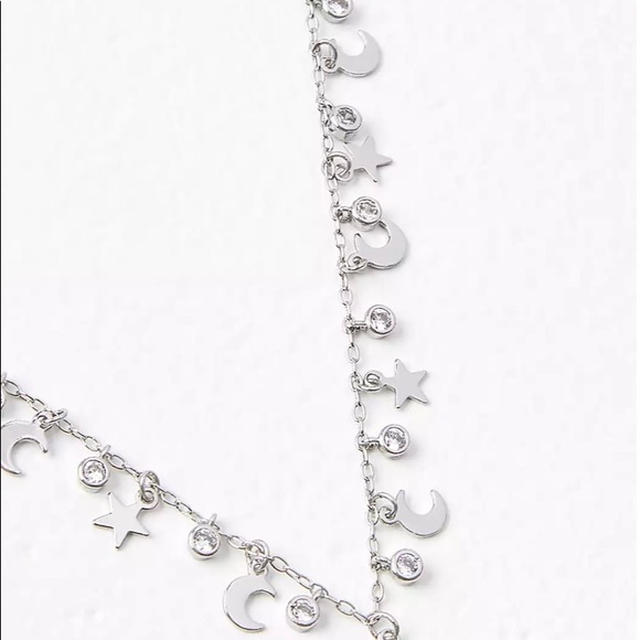 LOFT SILVER CELESTIAL CHARM NECKLACE - Picture 2 of 3